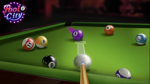 Gameplay screenshot 1 from Pooking - Billiards City - Sports game