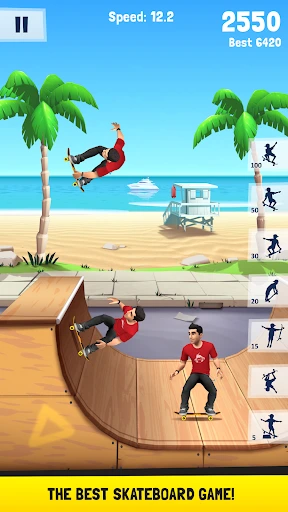 Gameplay screenshot 1 from Flip Skater - Sports game
