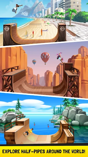 Gameplay screenshot 2 from Flip Skater - Sports game