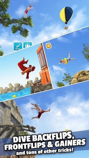 Gameplay screenshot 2 from Flip Diving - Sports game